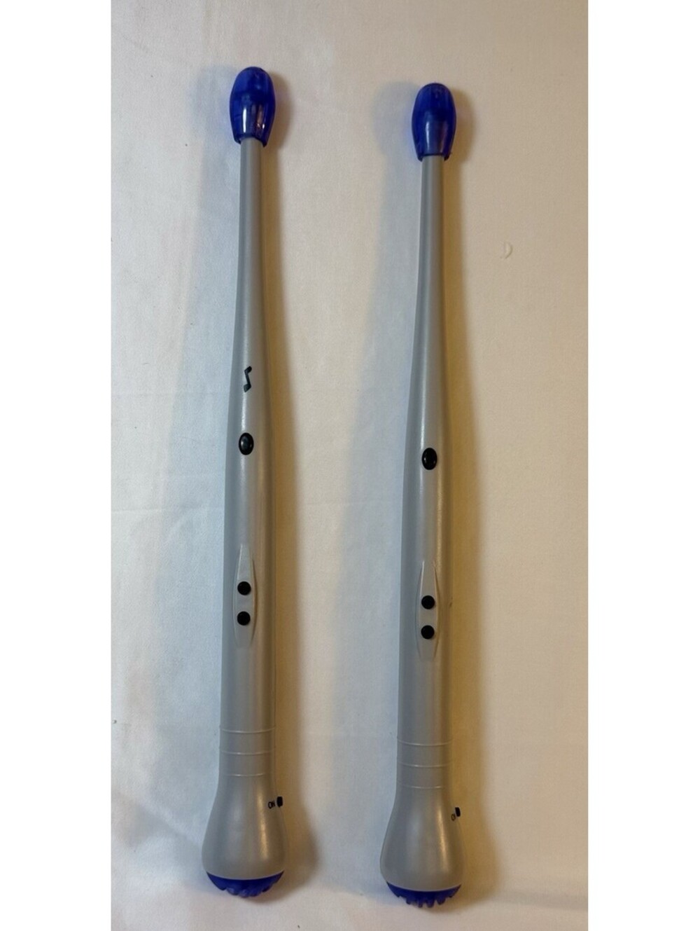 Brookstone Electronic Drumsticks Set Of Two, Good Condition Tested Working